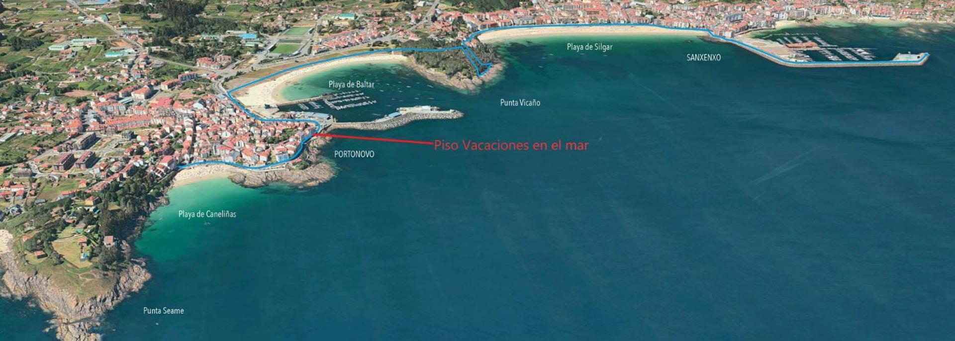 Апартаменты Piso Vacaciones En El Mar Санхенхо Экстерьер фото